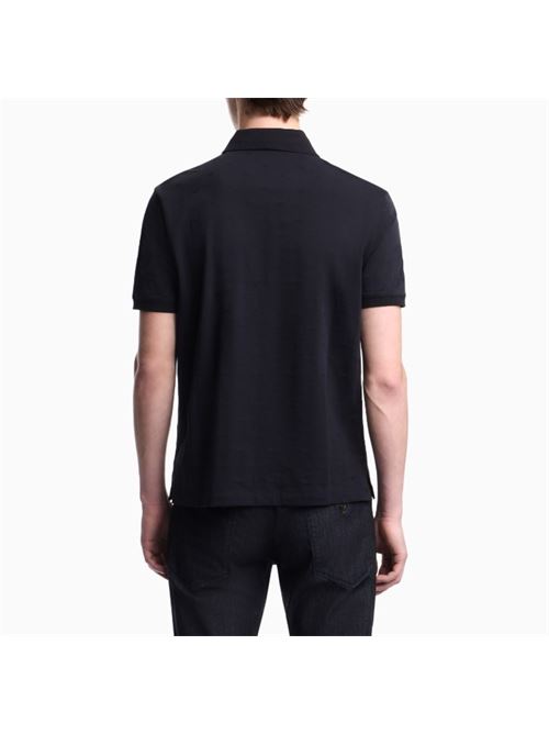 Polo shirt in all-over micro eagle jacquard jersey Emporio Armani | EM004912 AF10762.FB469